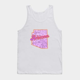 Arizona Map Tank Top